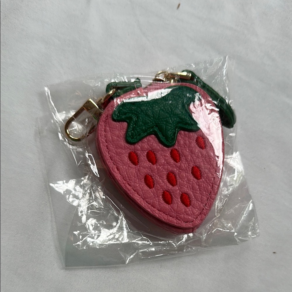 Strawberry Pink Keychain